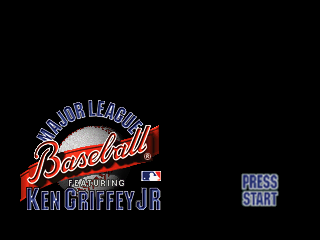 Major League Baseball featuring Ken Griffey Jr. (Europe) Title Screen